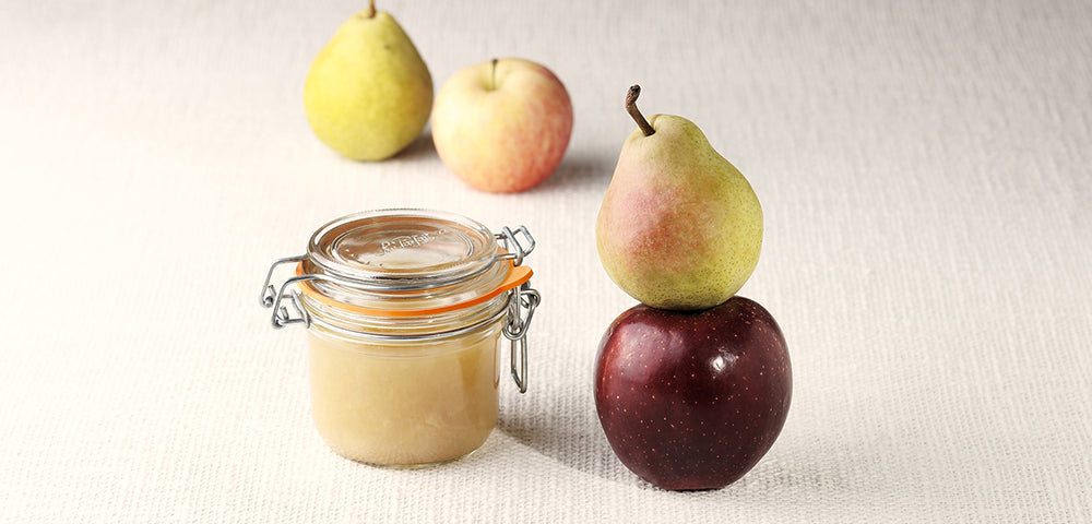 Compote pommes/poires en conserve