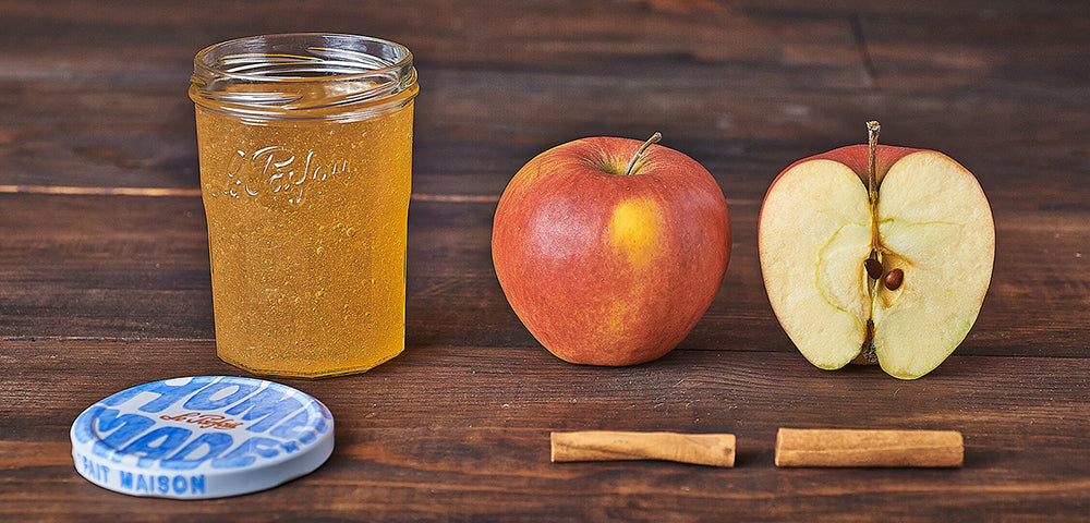 Gelée de pommes à la cannelle