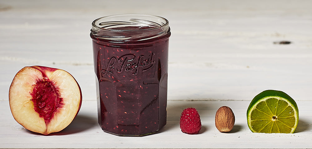 Confiture Brugnons et Framboises