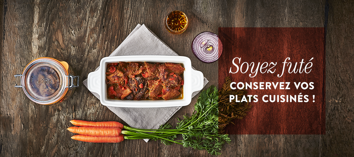 Soyez futé, conservez vos plats cuisinés