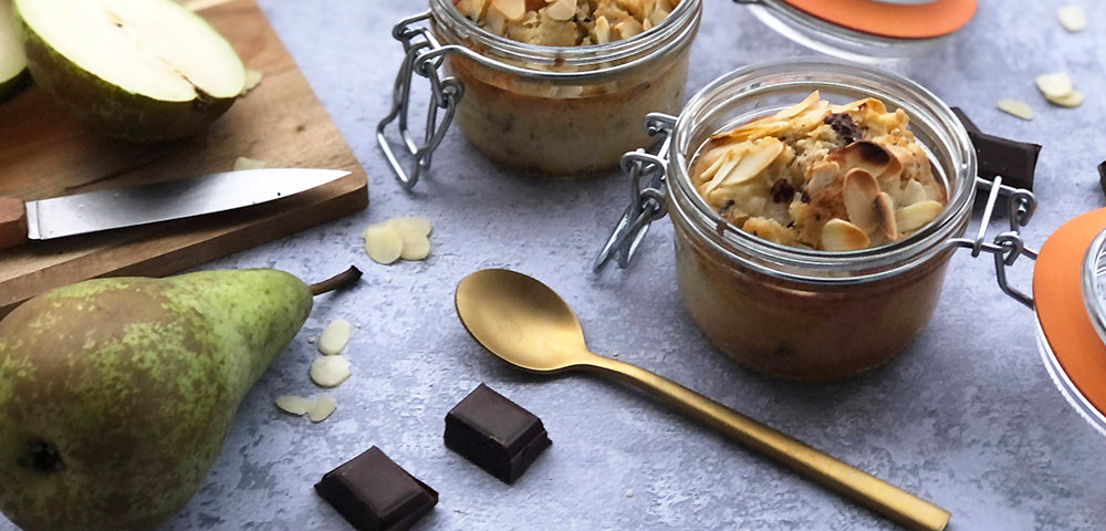 Cake poire amande chocolat