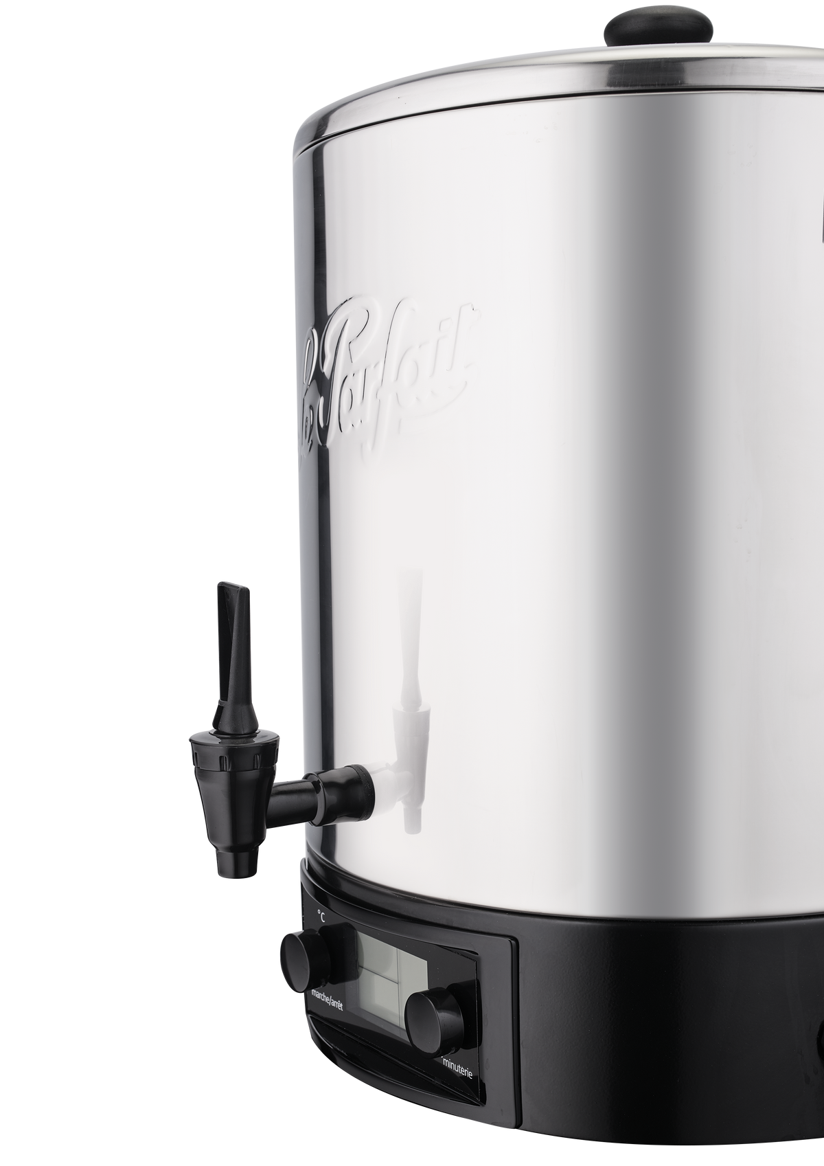23 L stainless steel electric sterilizer with glass lid + 4 Super 1 L jars included