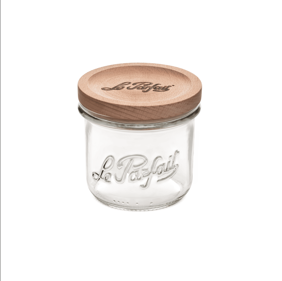 Glass jar - Wood edition