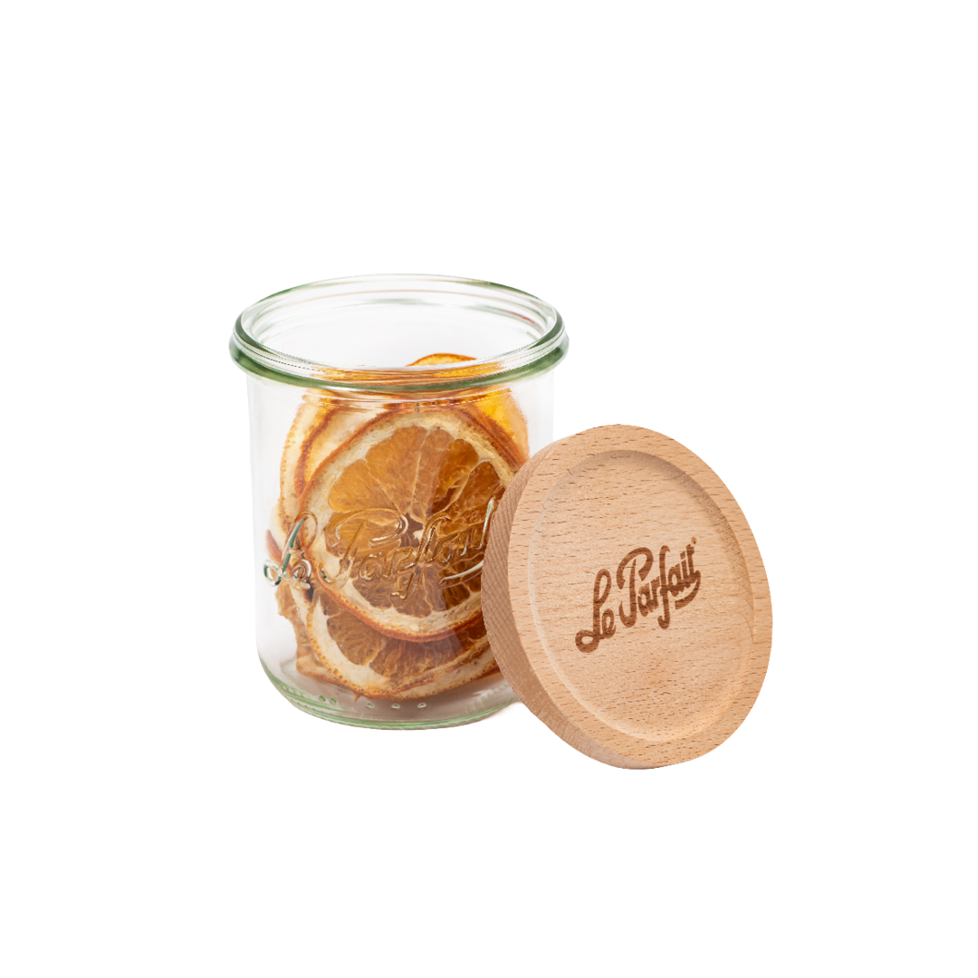 Glass jar - Wood edition