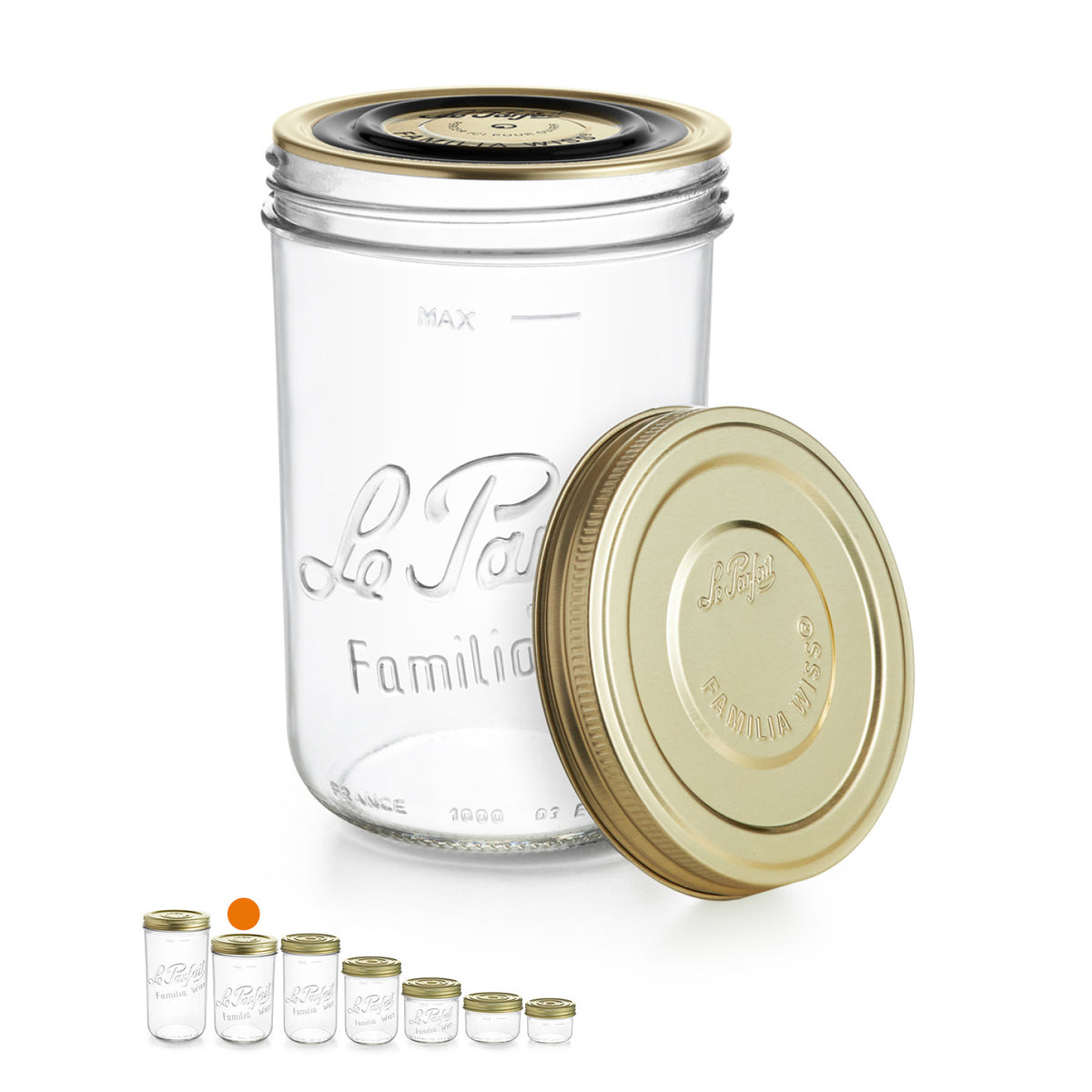 Terrina Le Parfait Familia Wiss 1000 g - ø 110 mm - Aperta