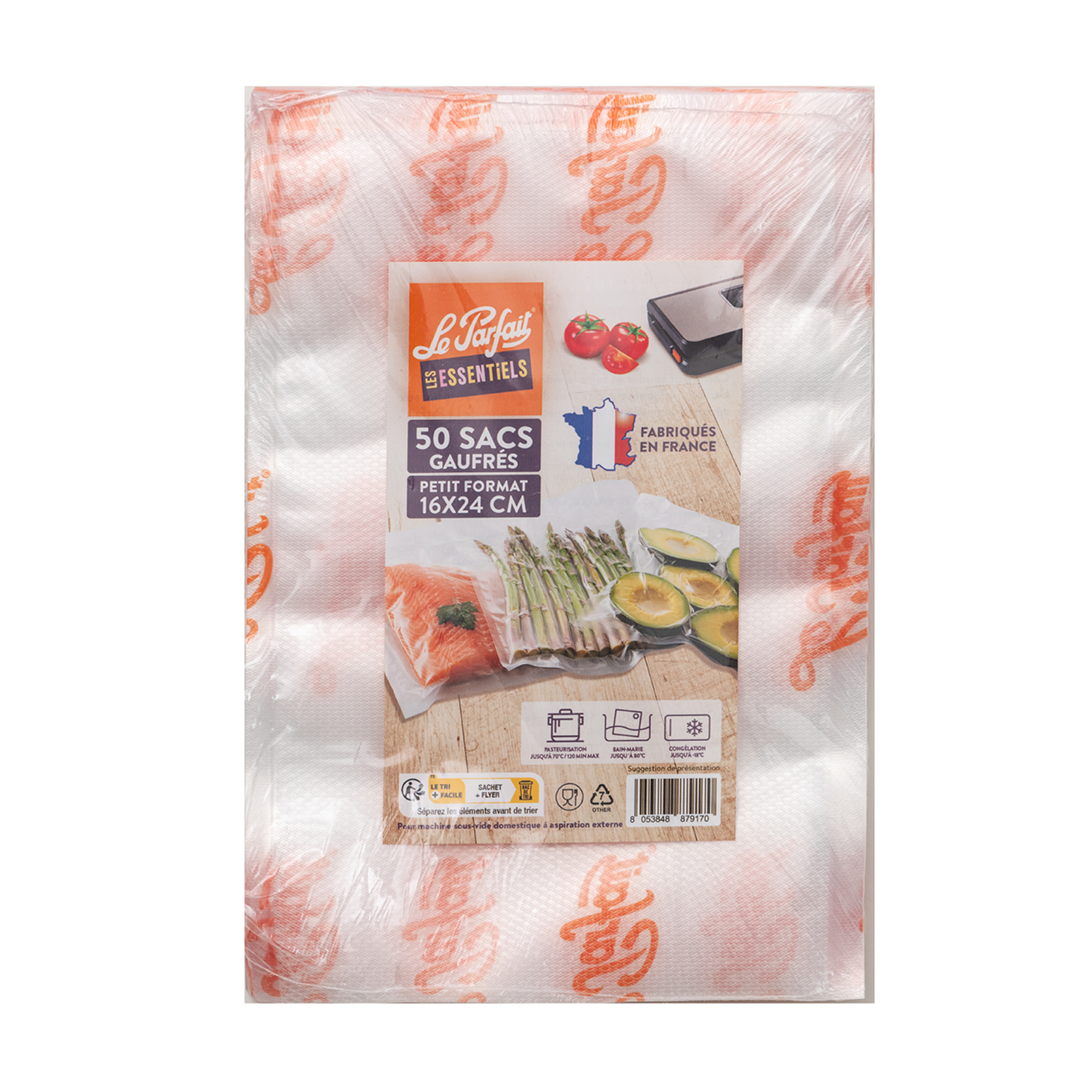 Embossed vacuum bags - set of 50