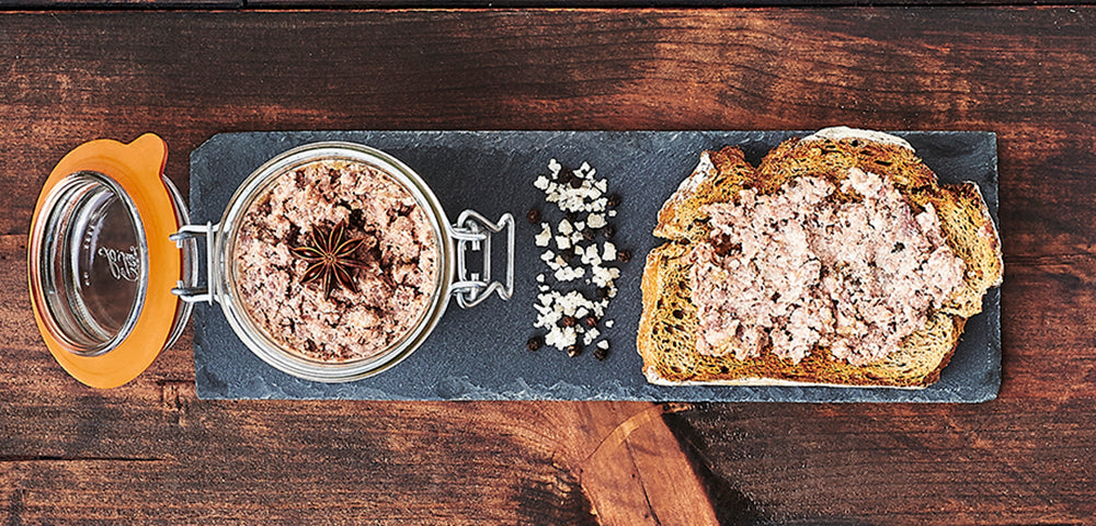 Paté de canard confit à la badiane