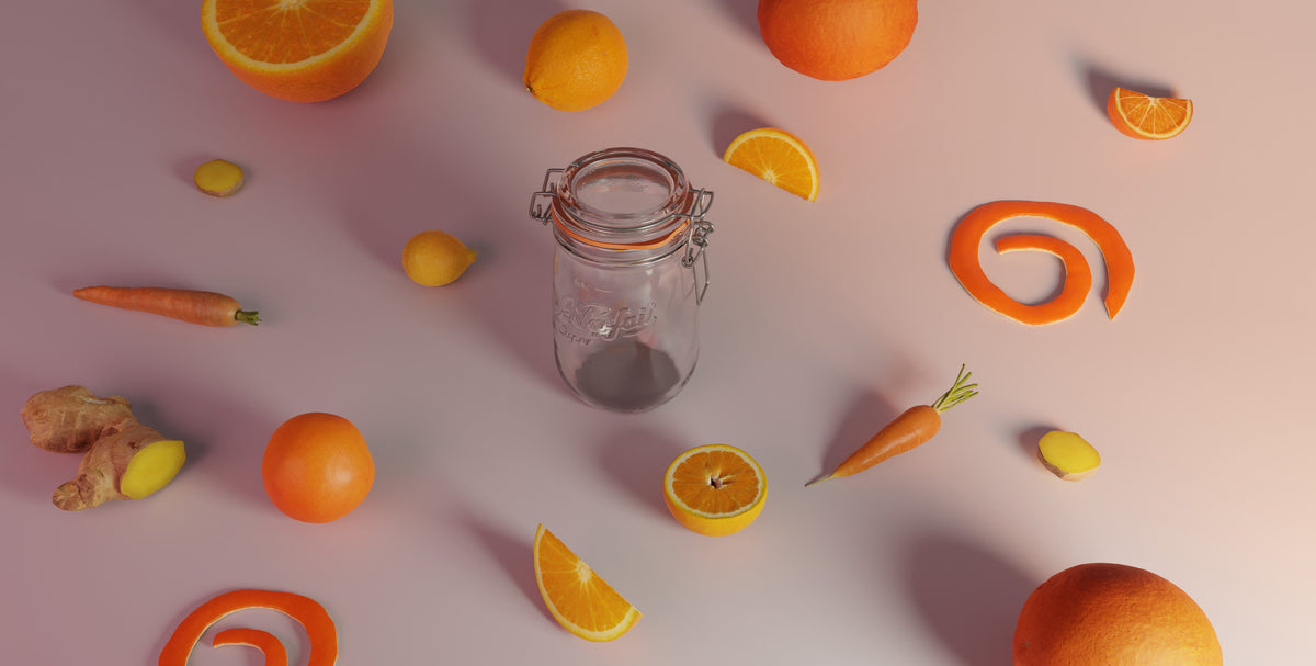 Kvas carotte, orange & gingembre