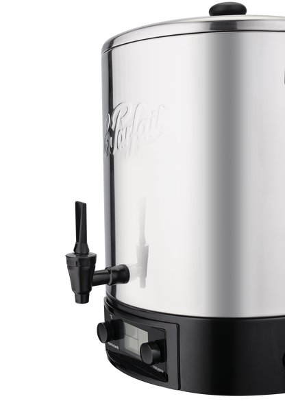 Cuiseur / Stérilisateur électrique inox 23 L avec couvercle en verre + 4 bocaux Super 1 L inclus