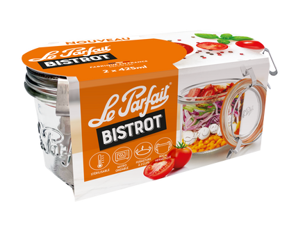 Bocal "Bistrot" - met frame - Le Parfait