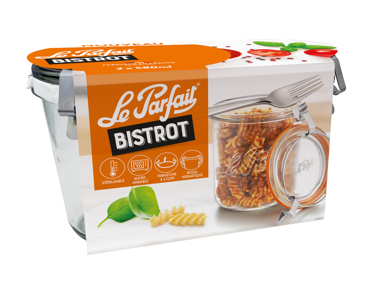 Bocal "Bistrot" - met frame - Le Parfait