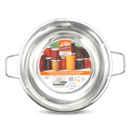 38cm stainless steel jam bowl - 9L - All lights - Le Parfait ~ Essentials