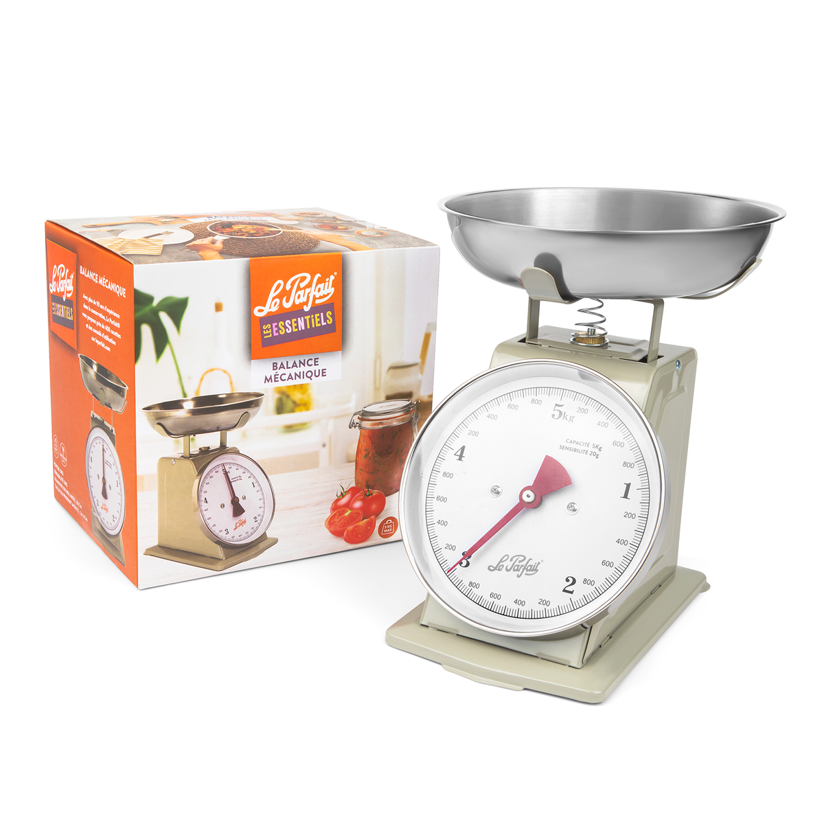 Grijze mechanische balans - Le Parfait® ~ Essentials