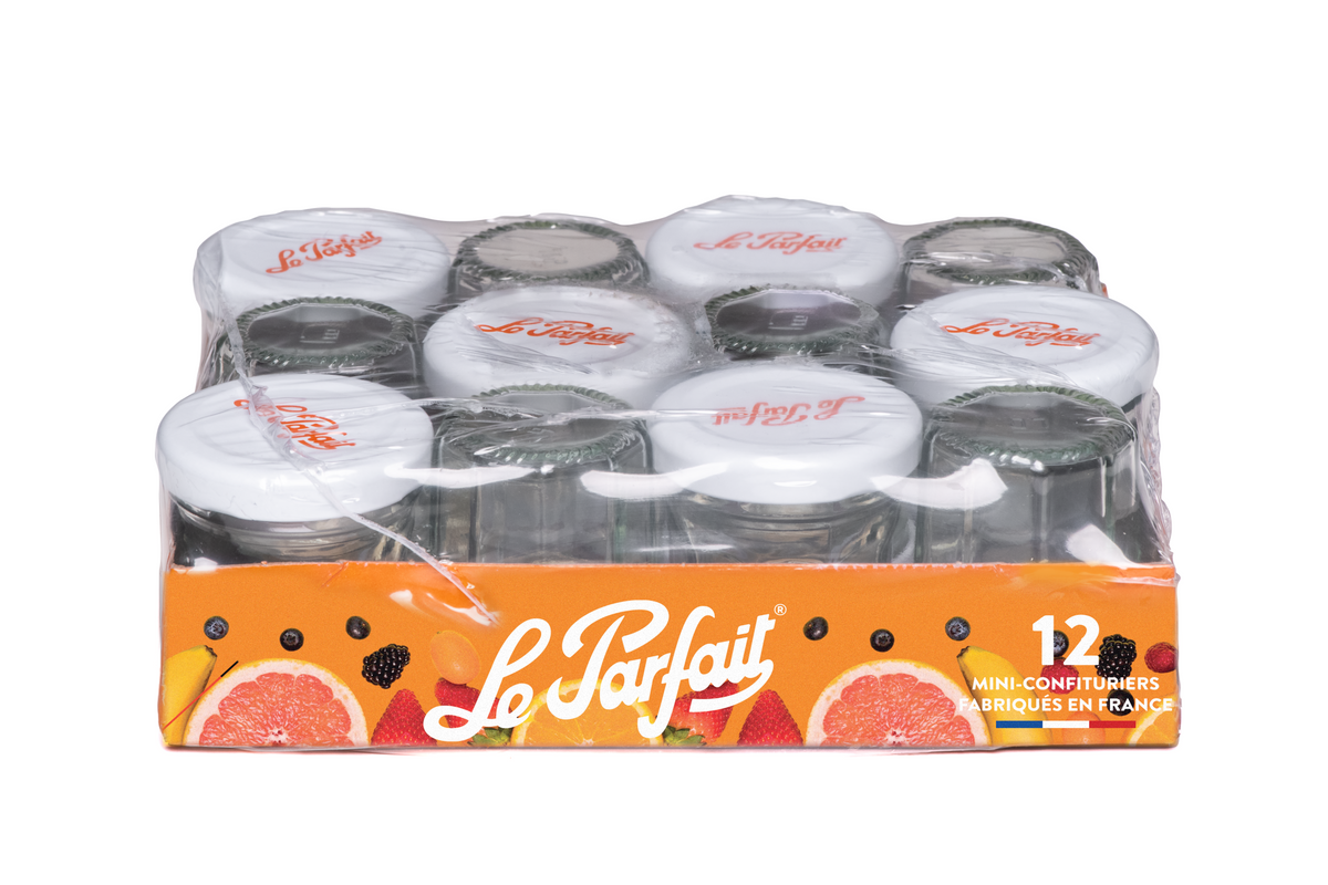 Set van 12 mini -confitners 44 ml - Le Parfait®