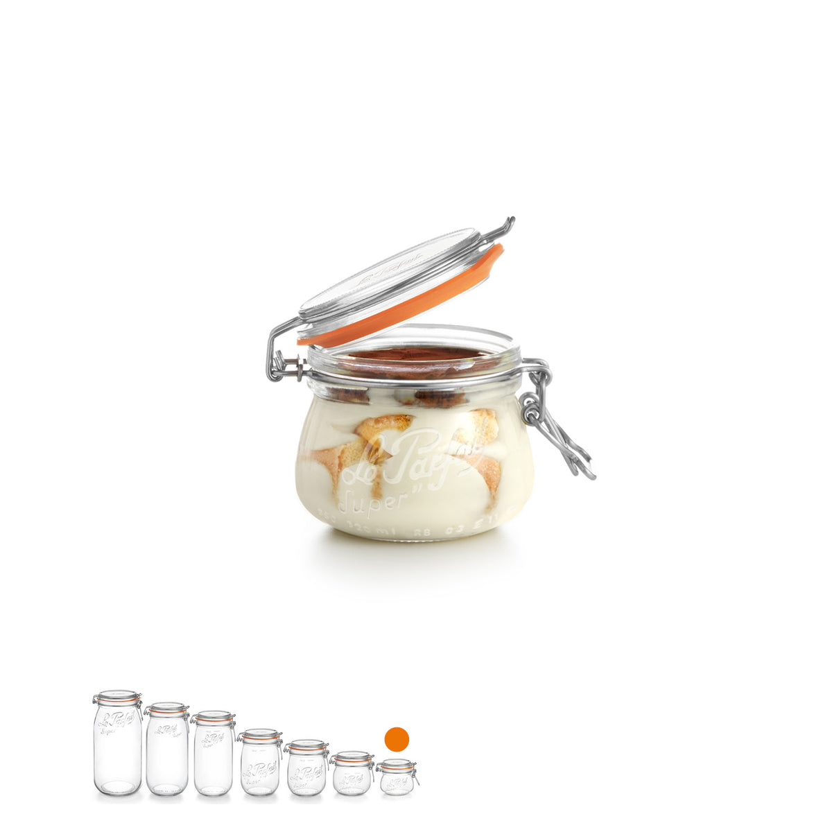 Pot Le Parfait Super 250 ml - Gevuld met tiramisu