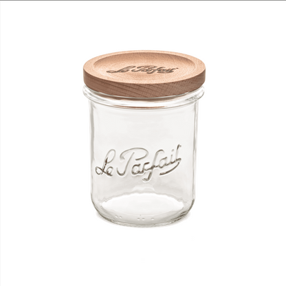 Glass jar - Wood edition