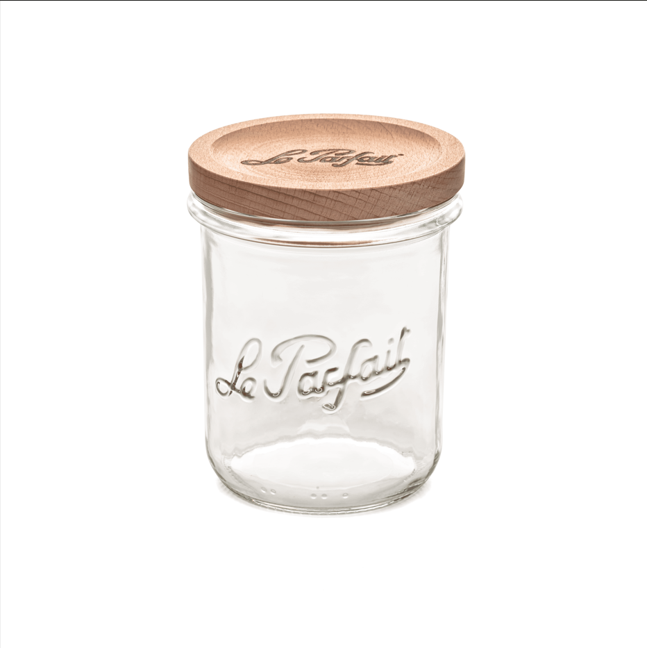 Glass jar - Wood edition