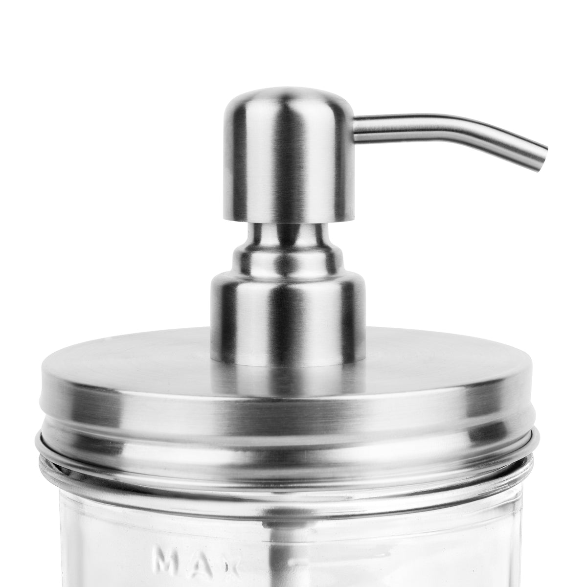 Zoom sur la pompe du distributeur à savon Le Parfait
