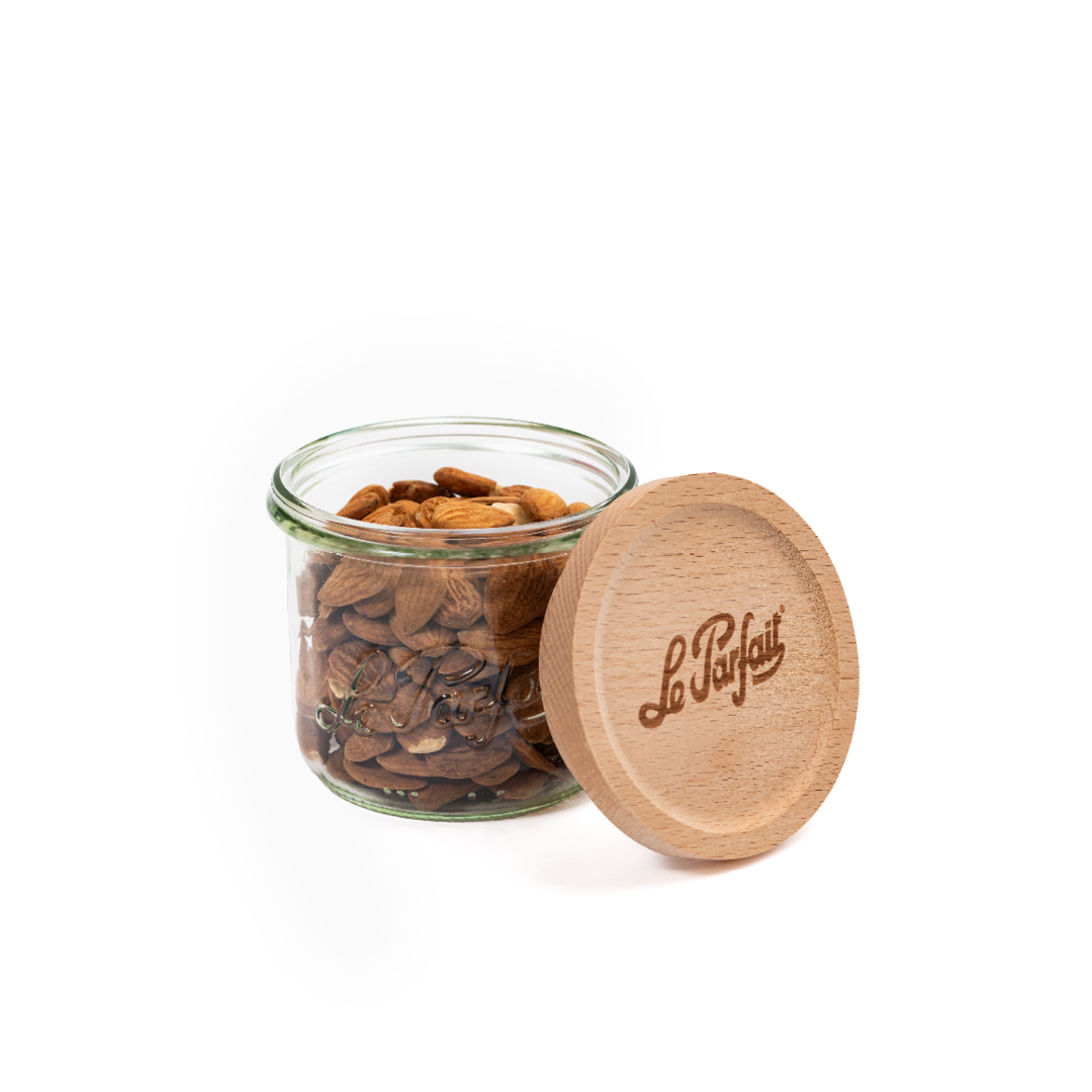 Glass jar - Wood edition