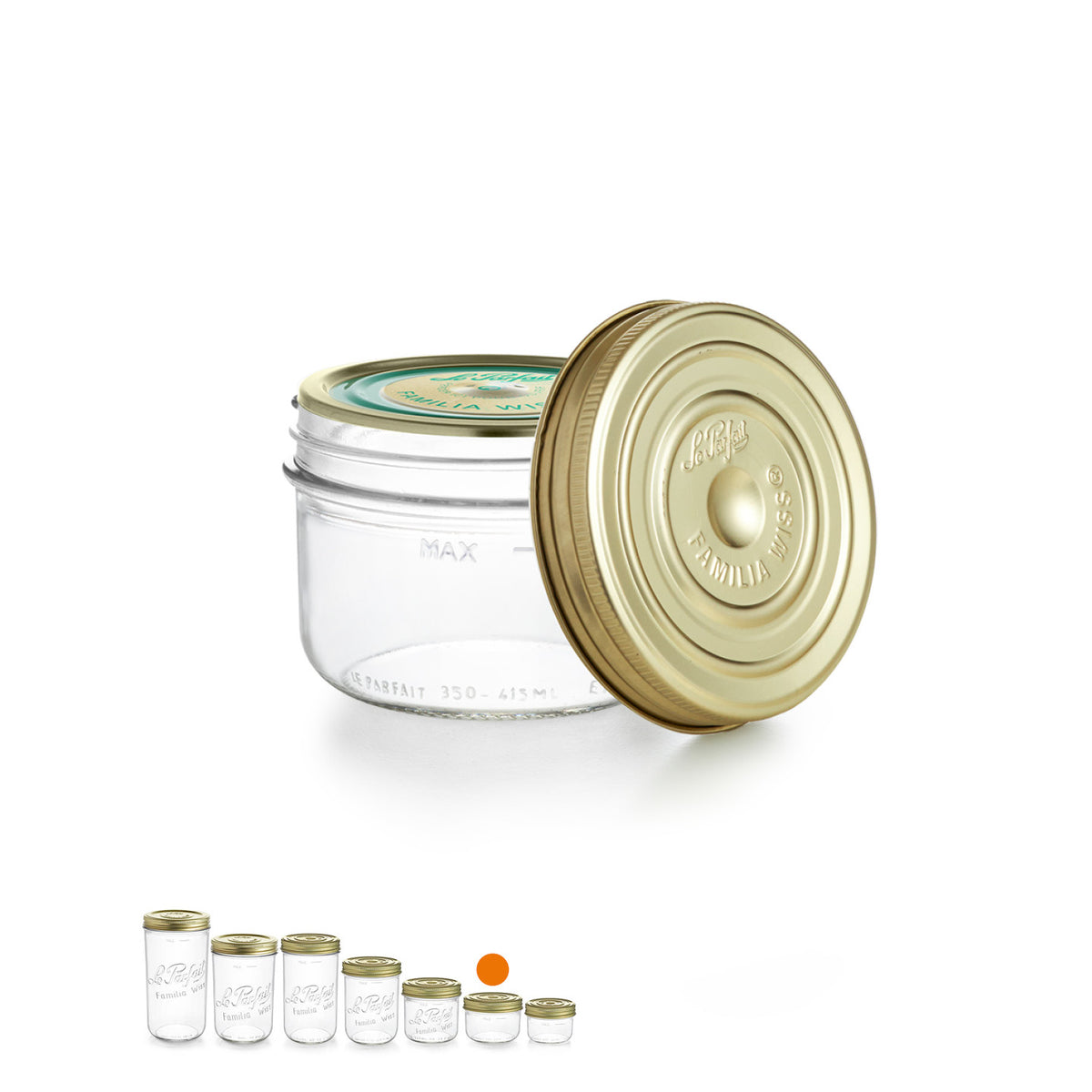 Terrine Le Parfait Familia Wiss 350 g - ø 100 mm - Offen