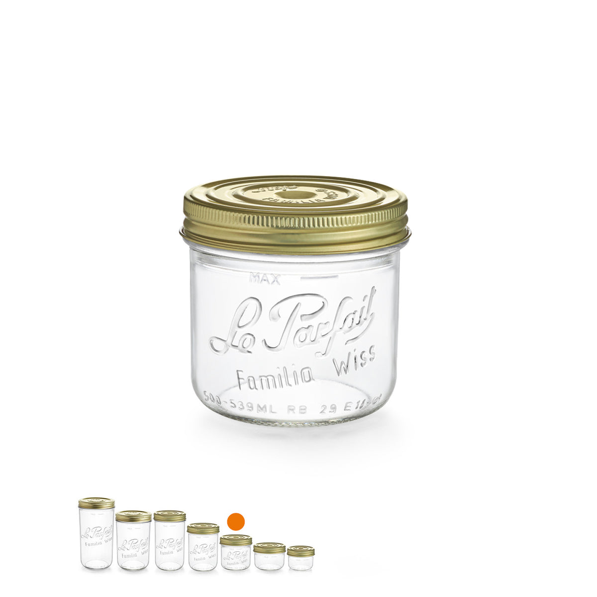 Terrina Le Parfait Familia Wiss 500 g - ø 100 mm - Chiusa