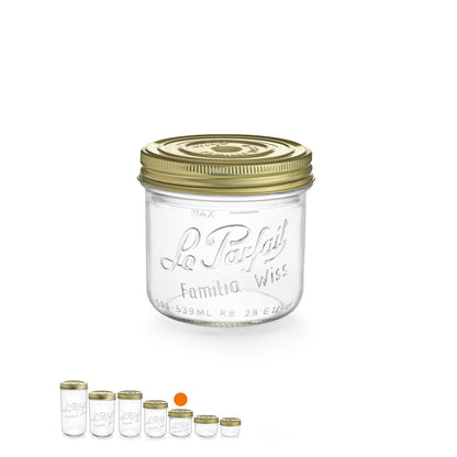 Terrina Le Parfait Familia Wiss 500 g - ø 100 mm - Chiusa