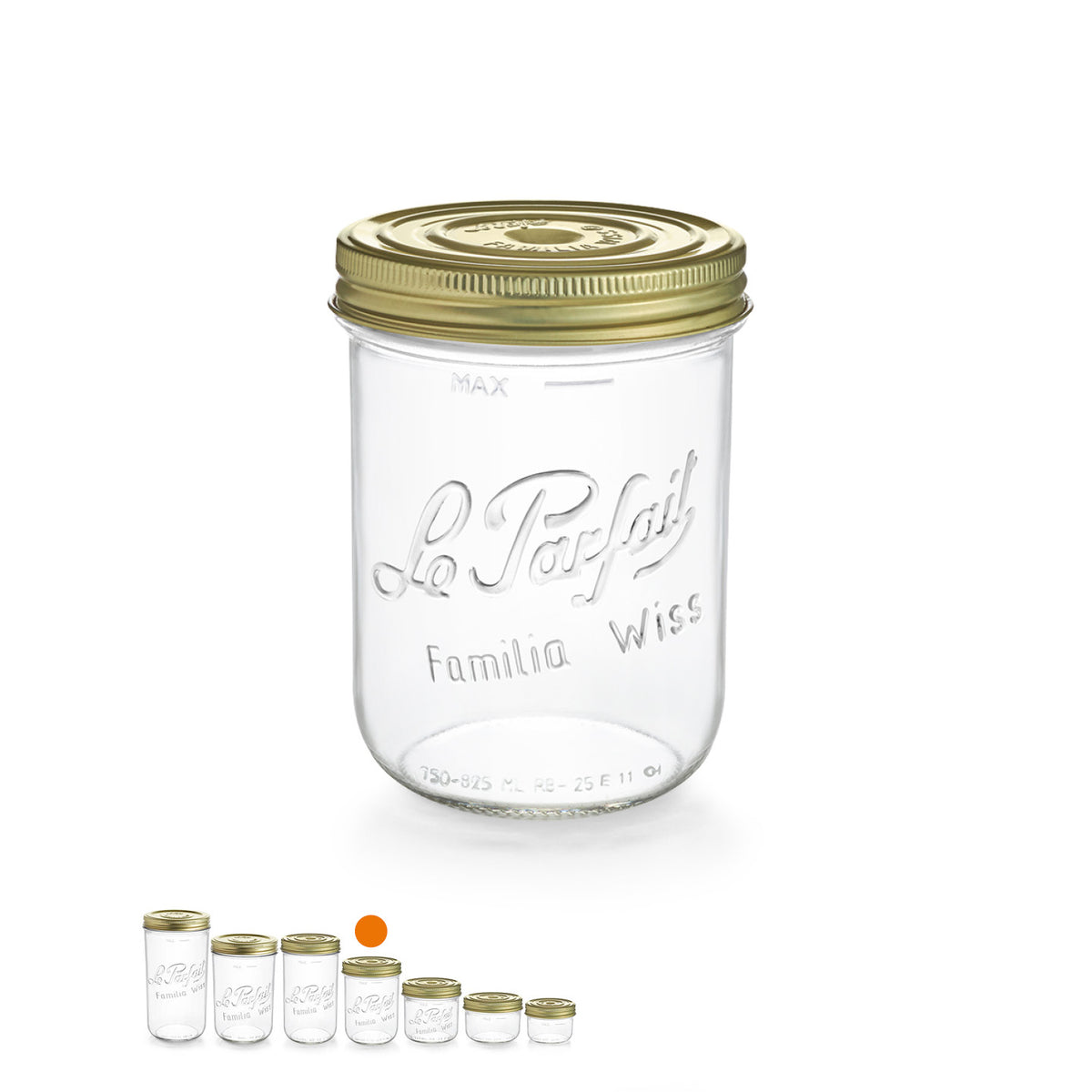 Terrina Le Parfait Familia Wiss 750 g - ø 100 mm - Chiusa