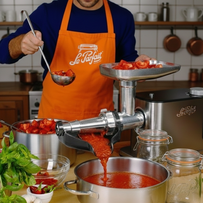 Electric chopper n°8 and tomato strainer - Le Parfait®
