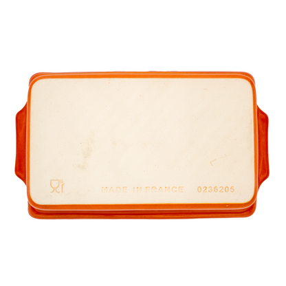 Enameled terracotta terrine - rectangular - 0.6 l