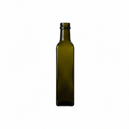 Bouteilles en verre huile d'olive - Marasca - vert antique