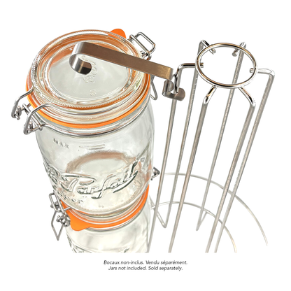 Le Parfait - Set of 6 stainless steel springs - for jar cooker