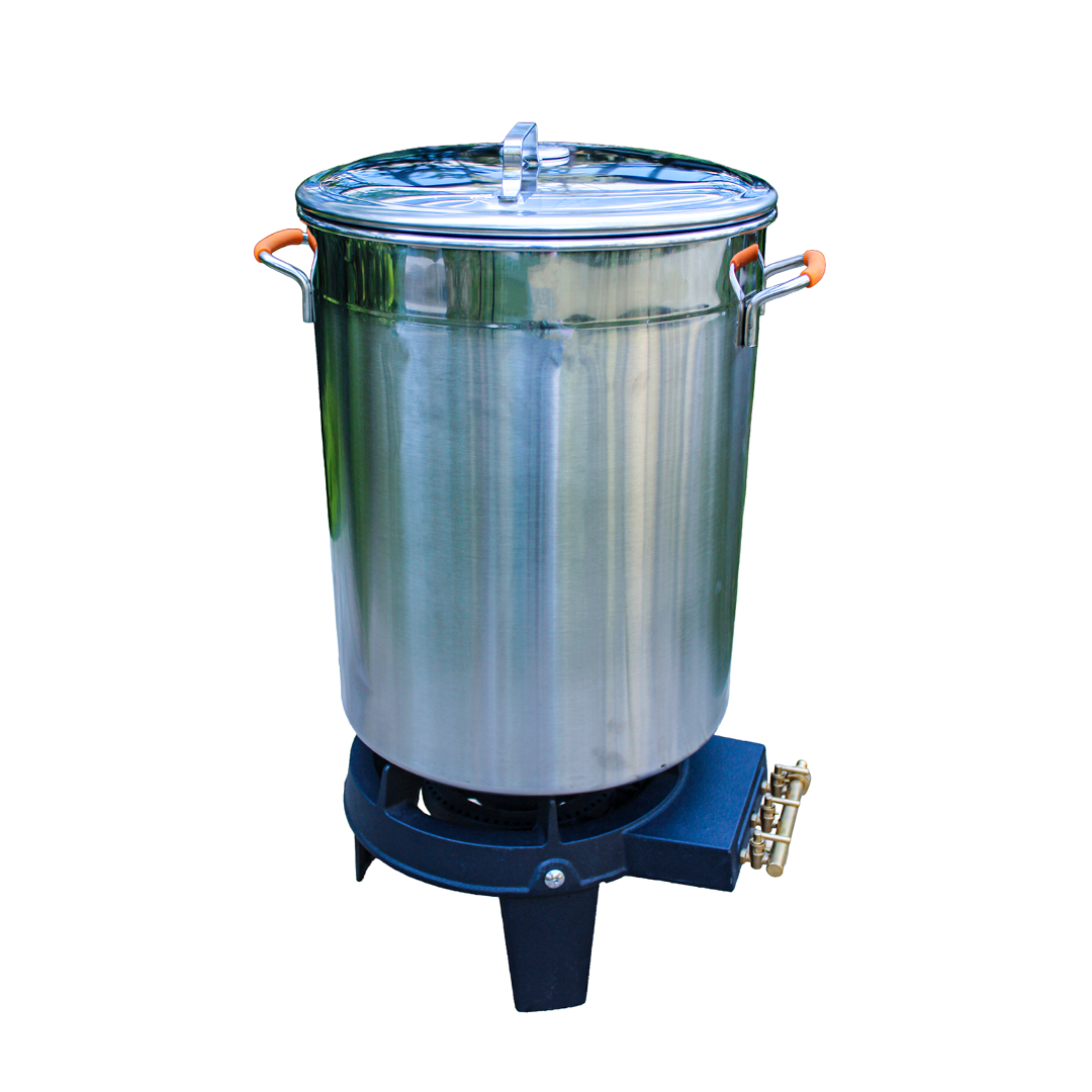 Cooker for glass jars - 35L - with central column and springs
