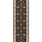 Atticgo Alfombra vintage Classic 12505 Antracita Pasillera