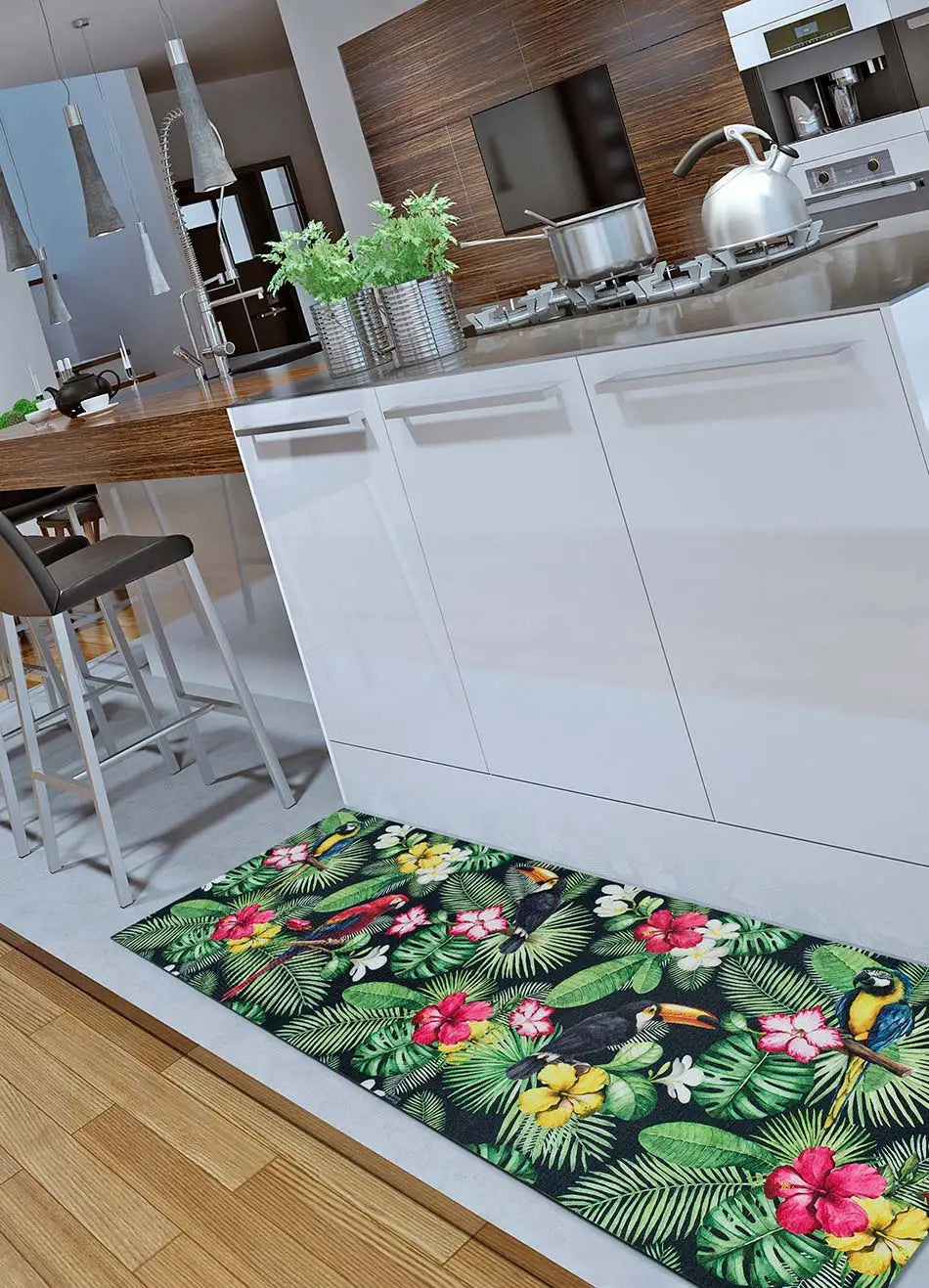 Atticgo Alfombra de cocina Sprinty Tropical Ambiente
